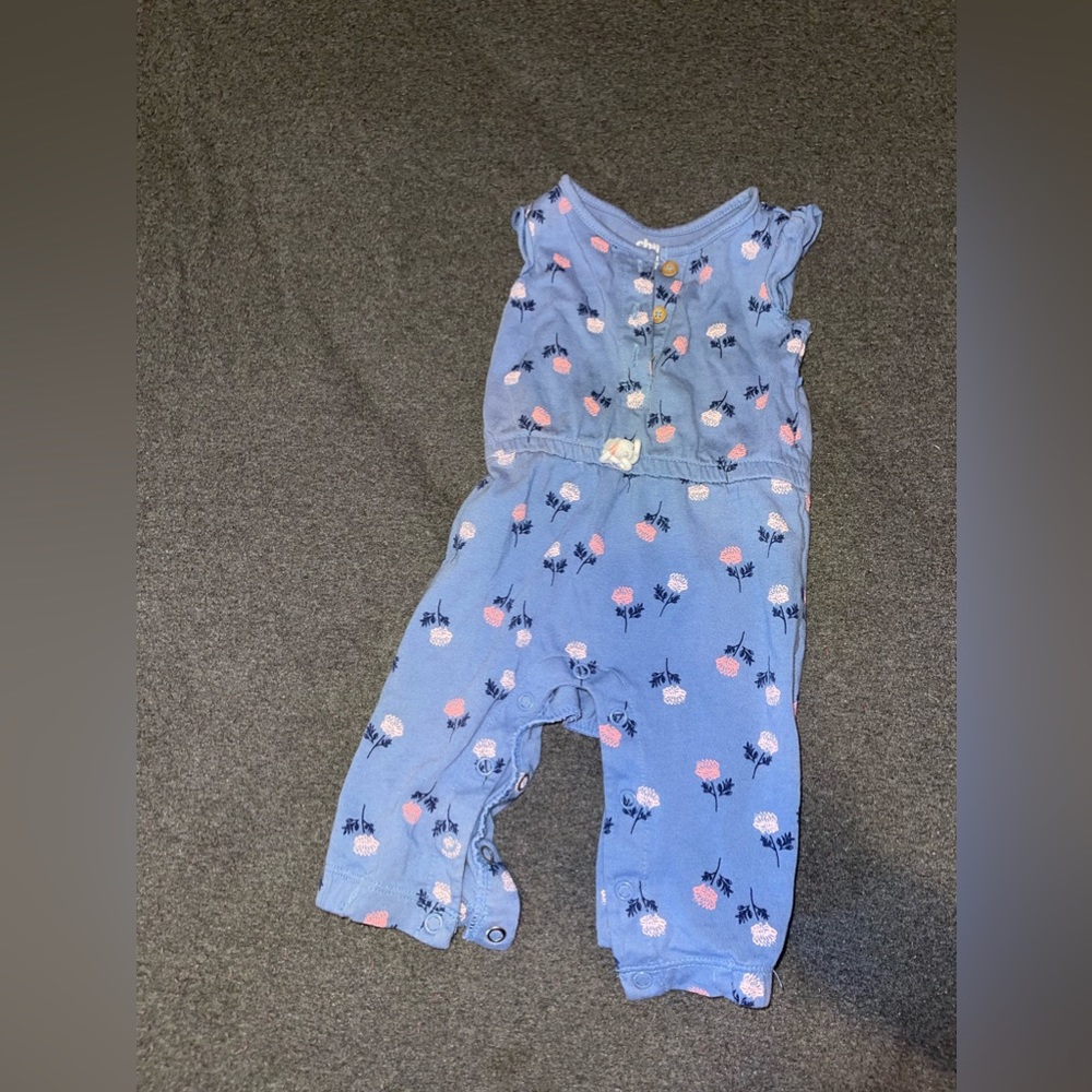 Floral Carter’s romper